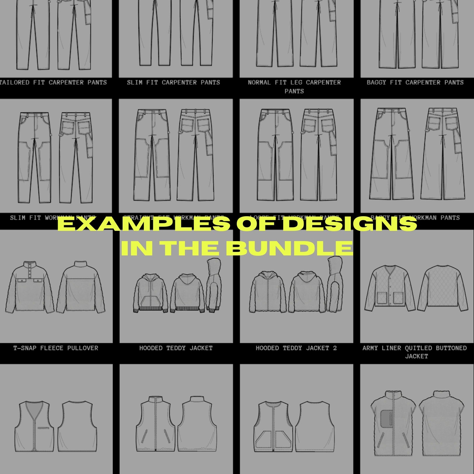 OPUS Professional Flat Sketch & Manufacturer Bundle (600+ Design Mockups & 600+ Trusted Factories)