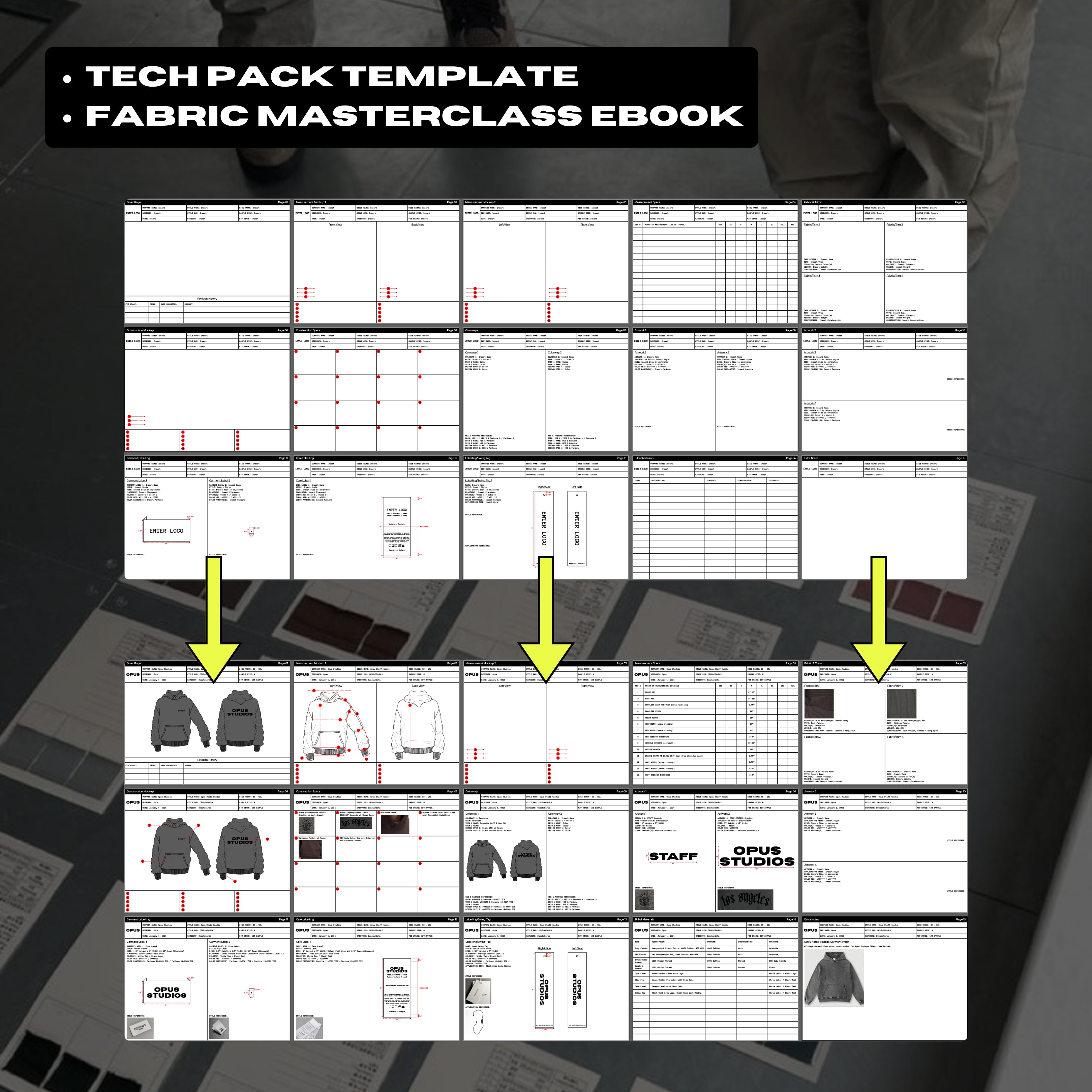OPUS Professional Flat Sketch & Manufacturer Bundle (600+ Design Mockups & 600+ Trusted Factories)